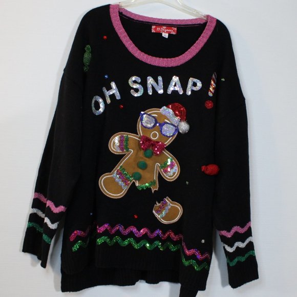 33 Degrees Sweaters - 🎄 OH SNAP! UGLY CHRISTMAS SWEATER! BUT SO SOFT AND PRETTY! 🤪🤣